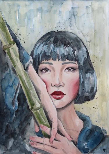 Print of Expressionism Portrait Paintings by Marina Ogai