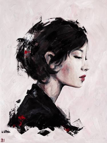 Print of Portrait Paintings by Marina Ogai