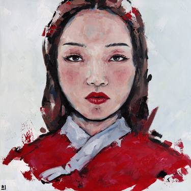 Original Expressionism Portrait Paintings by Marina Ogai