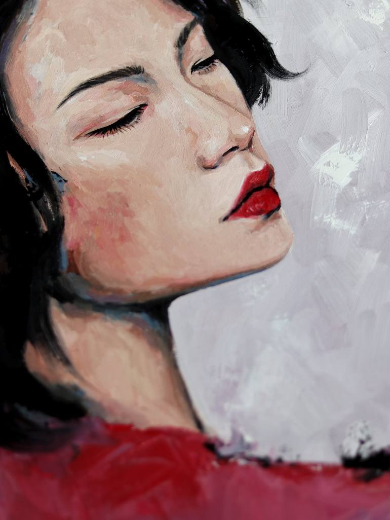 Original Portrait Painting by Marina Ogai