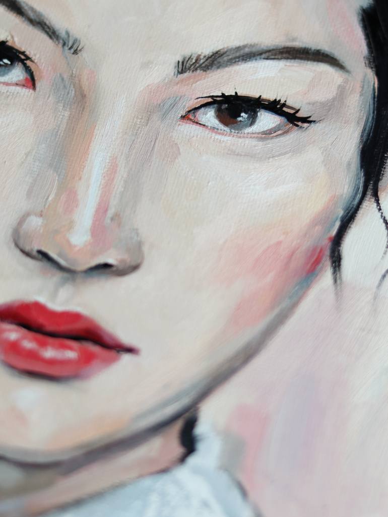 Original Modernism People Painting by Marina Ogai