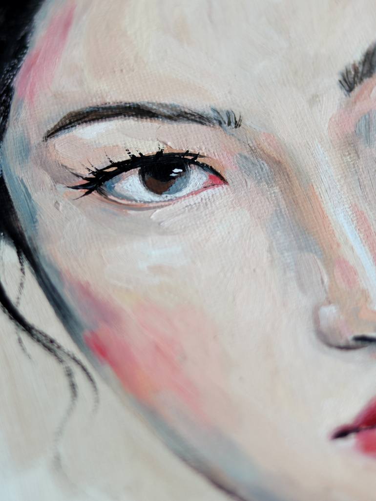 Original Modernism People Painting by Marina Ogai
