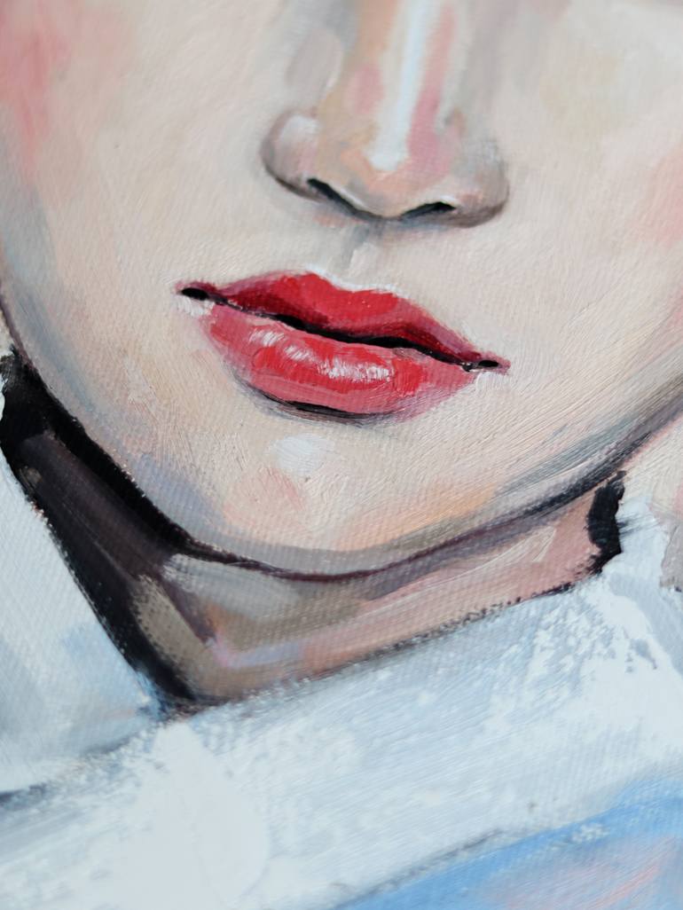 Original Modernism People Painting by Marina Ogai
