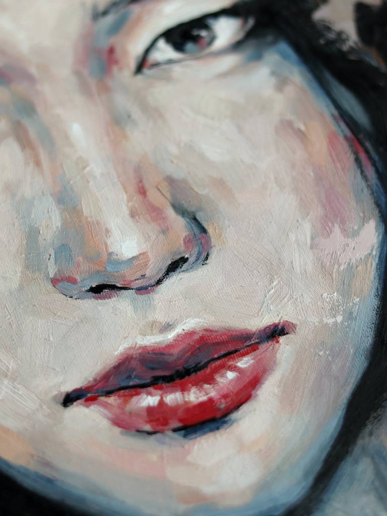 Original Portrait Painting by Marina Ogai