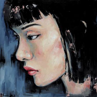 Original Modern Portrait Paintings by Marina Ogai