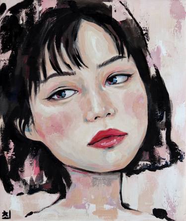 Print of Realism Portrait Paintings by Marina Ogai