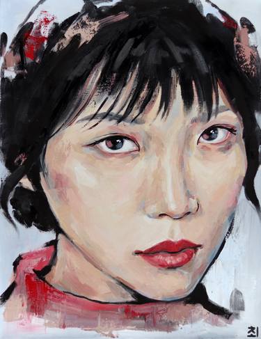 Print of Realism Portrait Paintings by Marina Ogai