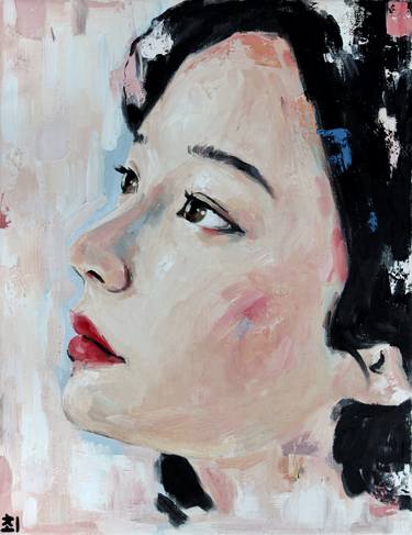 Print of Portraiture Portrait Paintings by Marina Ogai