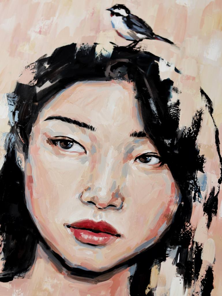 Original Figurative People Painting by Marina Ogai