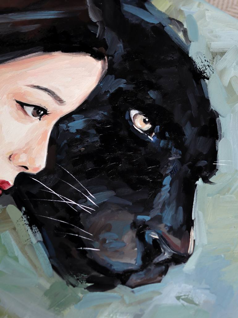 Original Portrait Painting by Marina Ogai