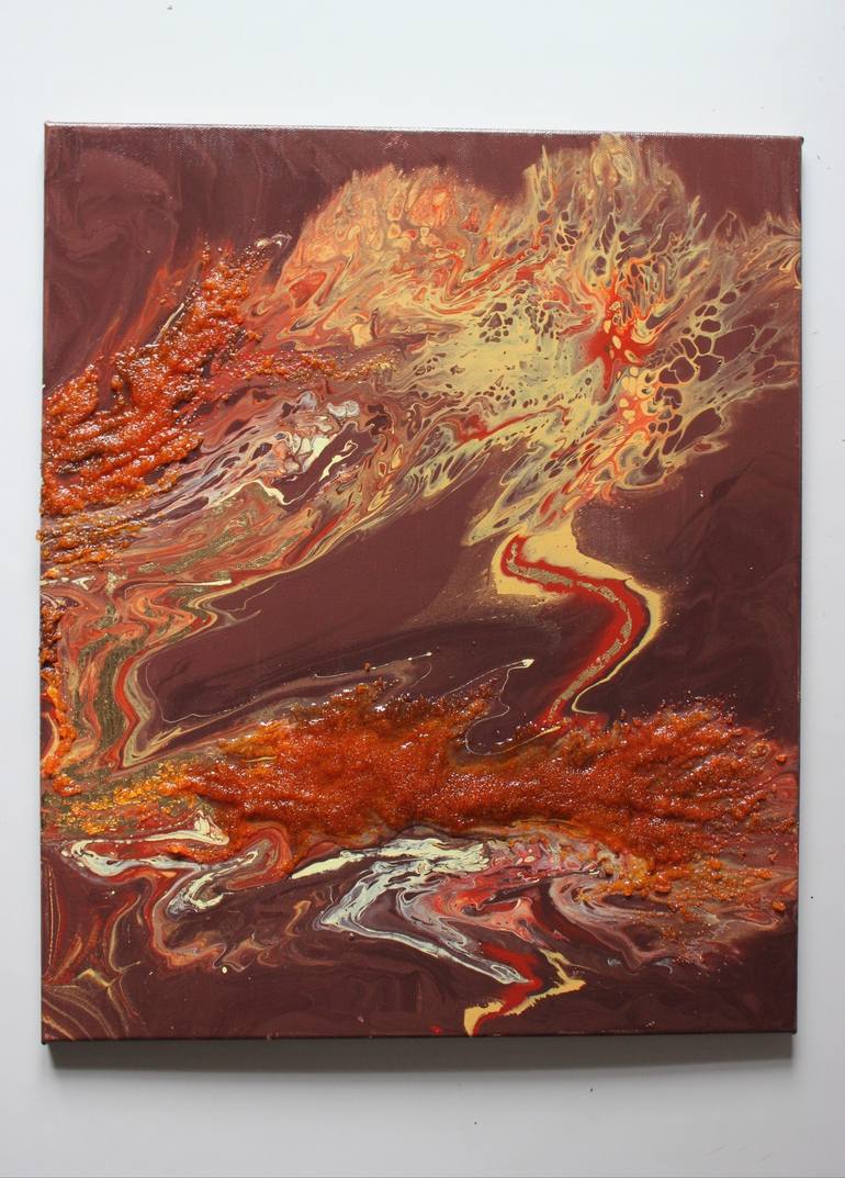 Original Modernism Abstract Painting by Nika Borbut