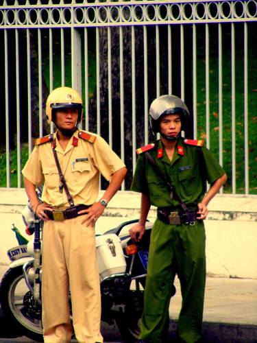 Ho Chi Minh City street police thumb