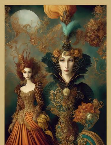 Print of Conceptual Women Digital by Fantasy Art