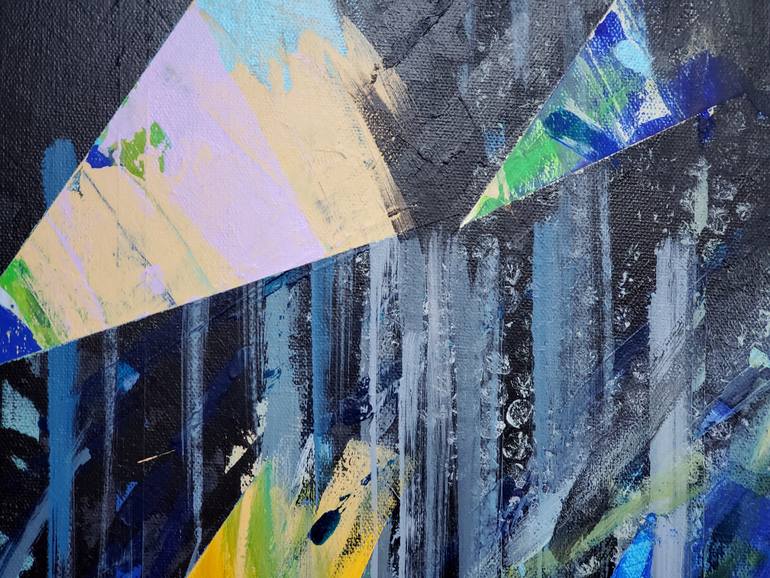 Original Abstract Expressionism Abstract Painting by Pawel Dys