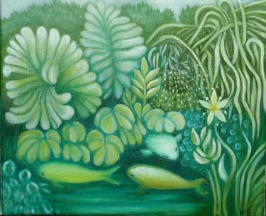 Print of Figurative Garden Paintings by wendy bird