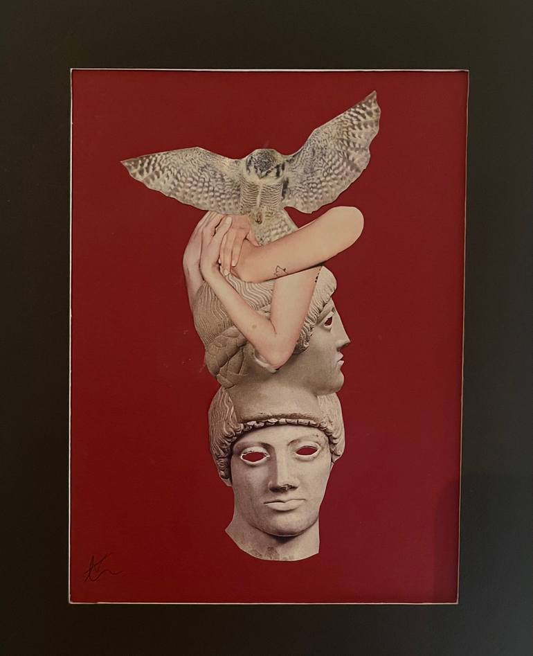 Original Abstract Collage by Nassia Kalypso Zei