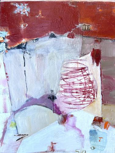 Original Abstract Expressionism Abstract Mixed Media by Ellen Brook
