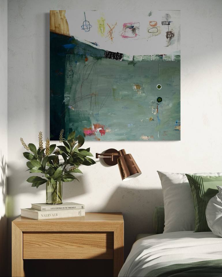 Original Contemporary Abstract Mixed Media by Ellen Brook