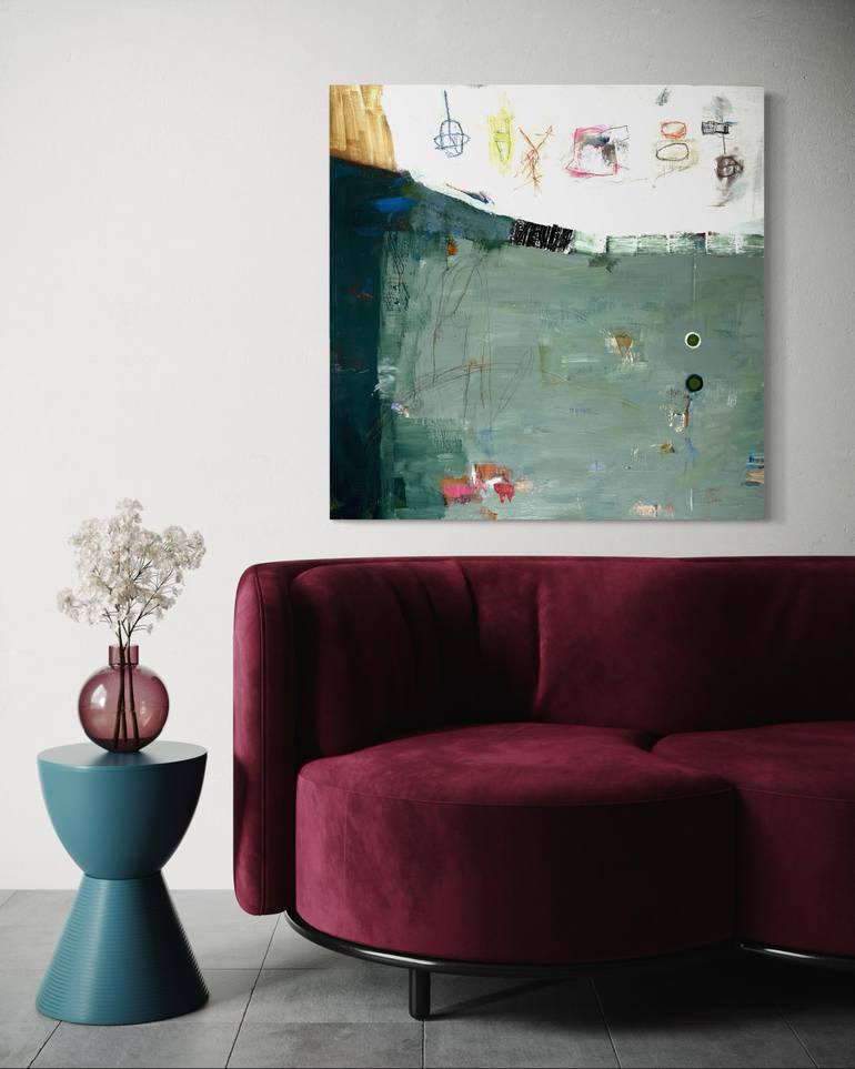 Original Contemporary Abstract Mixed Media by Ellen Brook