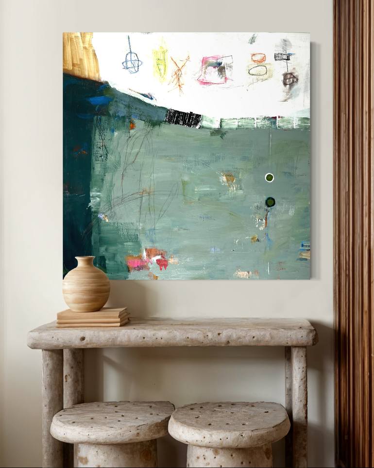Original Contemporary Abstract Mixed Media by Ellen Brook