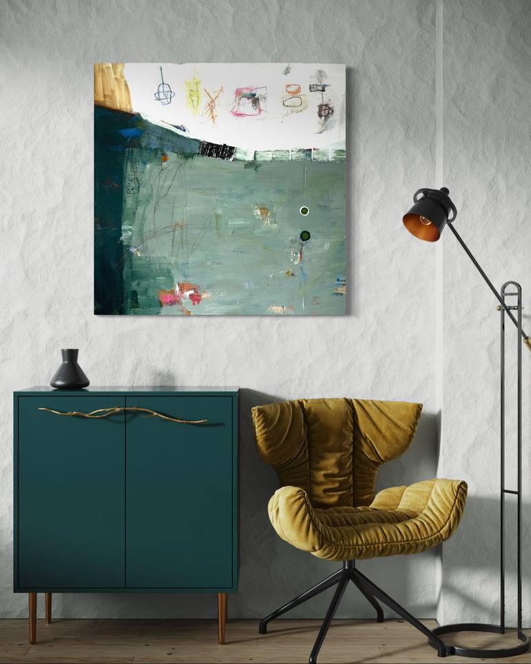 Original Contemporary Abstract Mixed Media by Ellen Brook