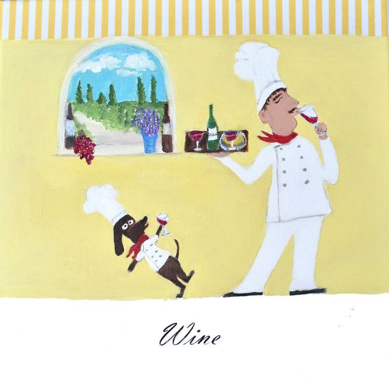Original Illustration Cartoon Paintings by Maria Naples