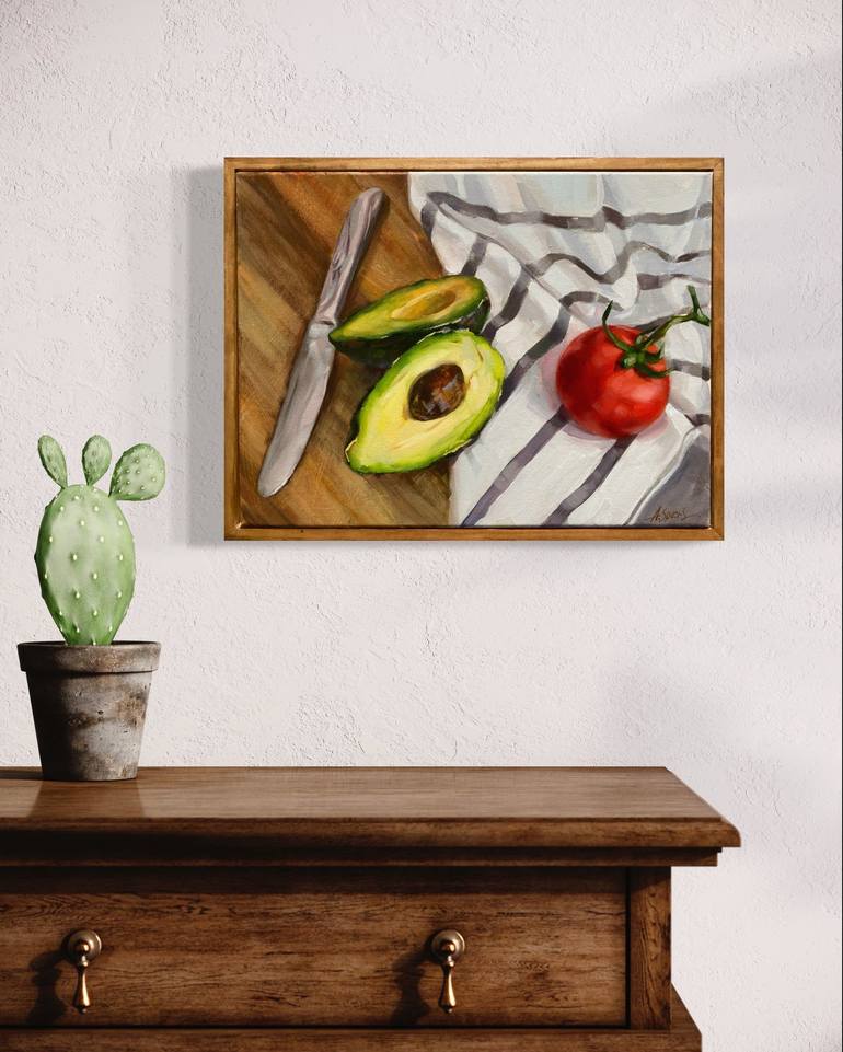 Original Food Painting by Anna Speirs