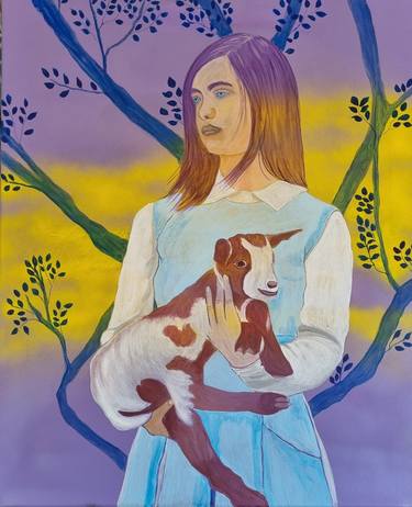 Original Figurative Women Paintings by Sophie ACKERMANN