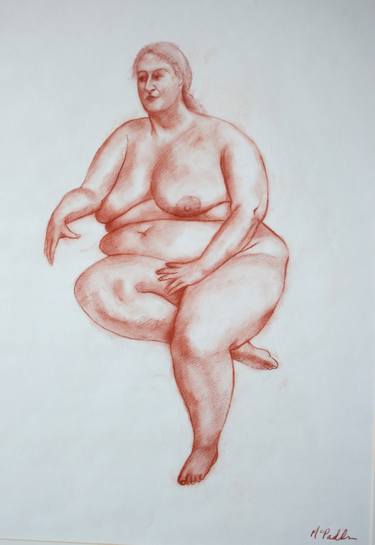 Original Figurative Nude Drawings by Mark McPadden