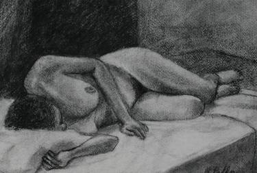 Original Figurative Nude Drawings by Mark McPadden