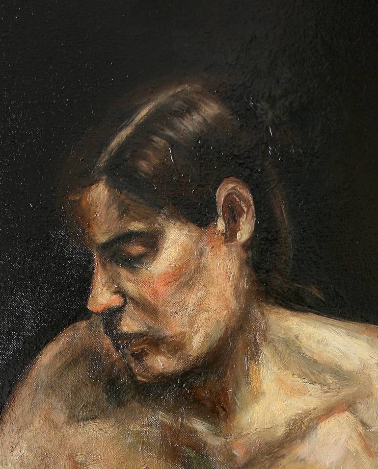 Original Figurative Nude Painting by Mark Mcpadden