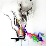 Chromatic silence by Nicole Roumelioti