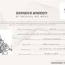 Certificate of Authenticity