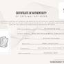 Certificate of Authenticity