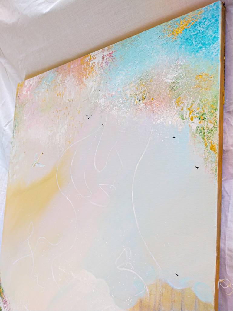 Original Abstract Expressionism Abstract Painting by Arshi Rana