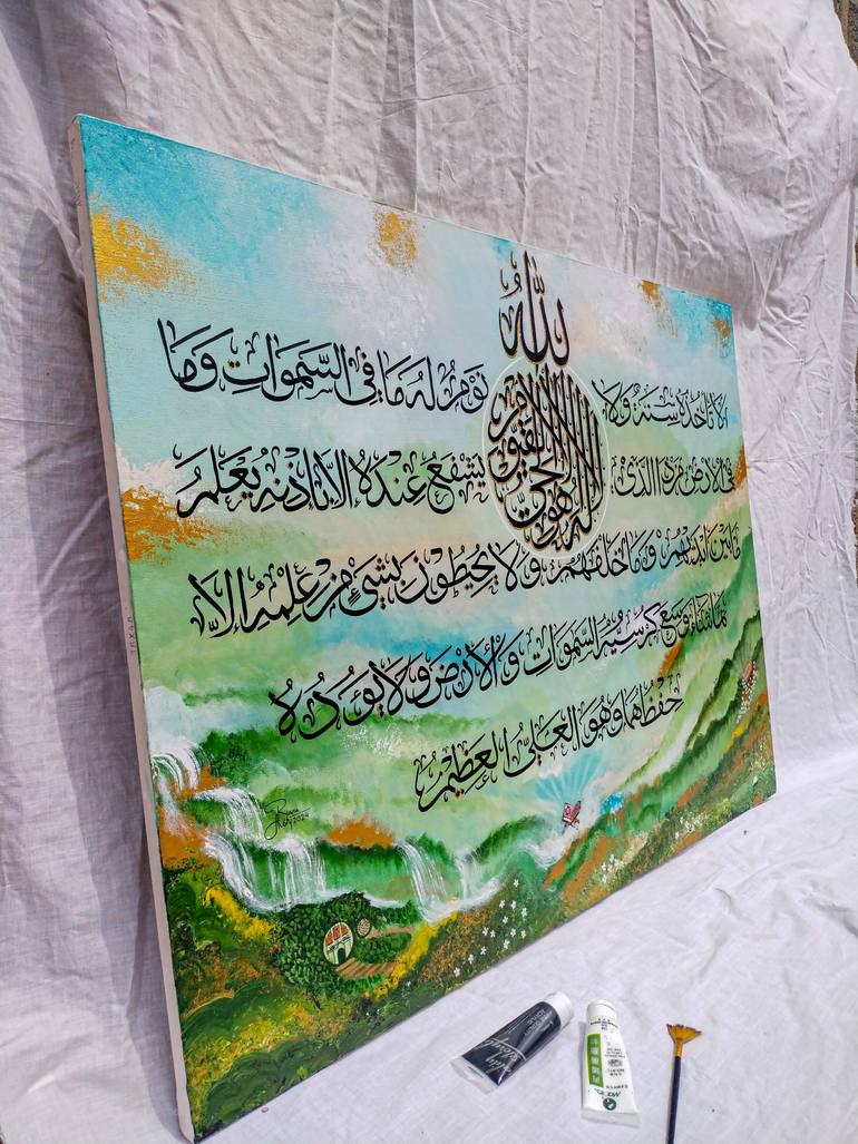 Original Abstract Calligraphy Painting by Arshi Rana