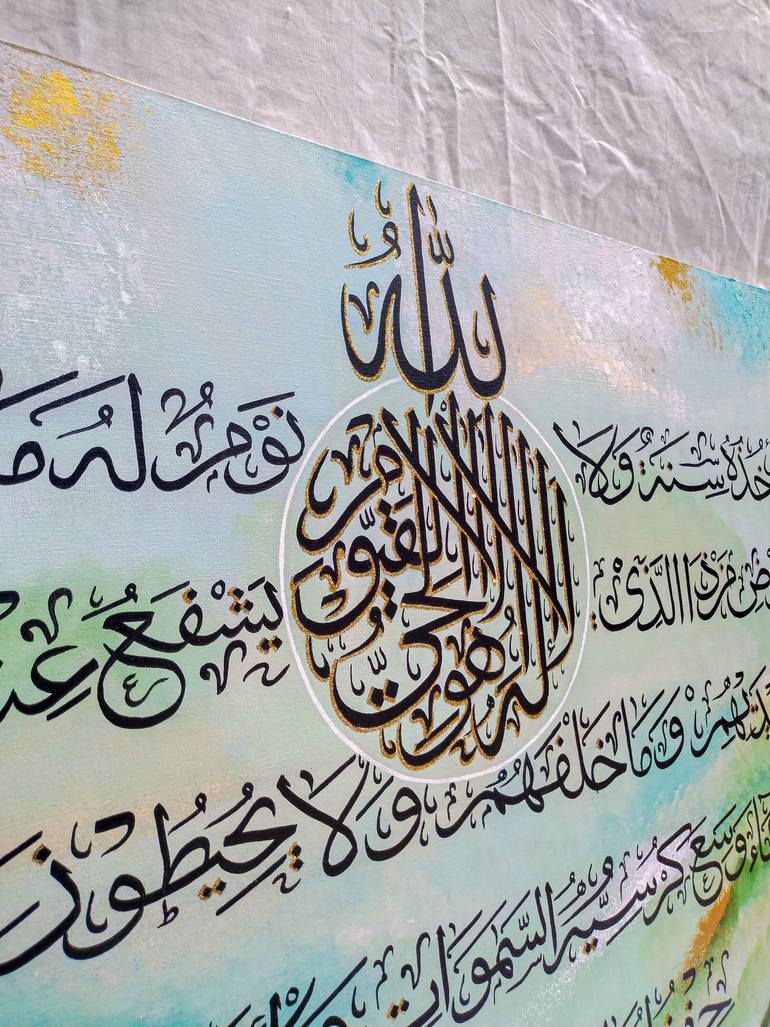 Original Abstract Calligraphy Painting by Arshi Rana