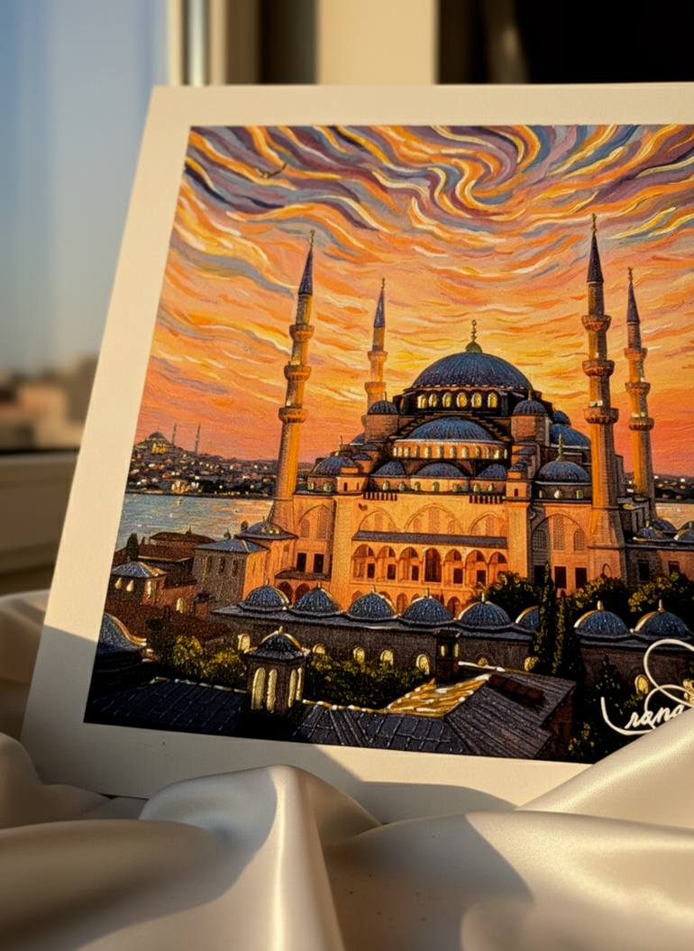 Blue Mosque paintings | Saatchi Art