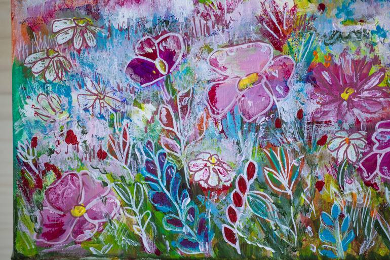 Original Impressionism Abstract Painting by Anastasia Laluz