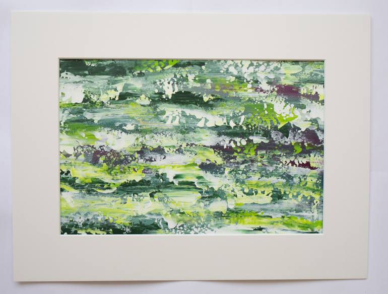 Original Abstract Expressionism Abstract Painting by Anastasia Laluz