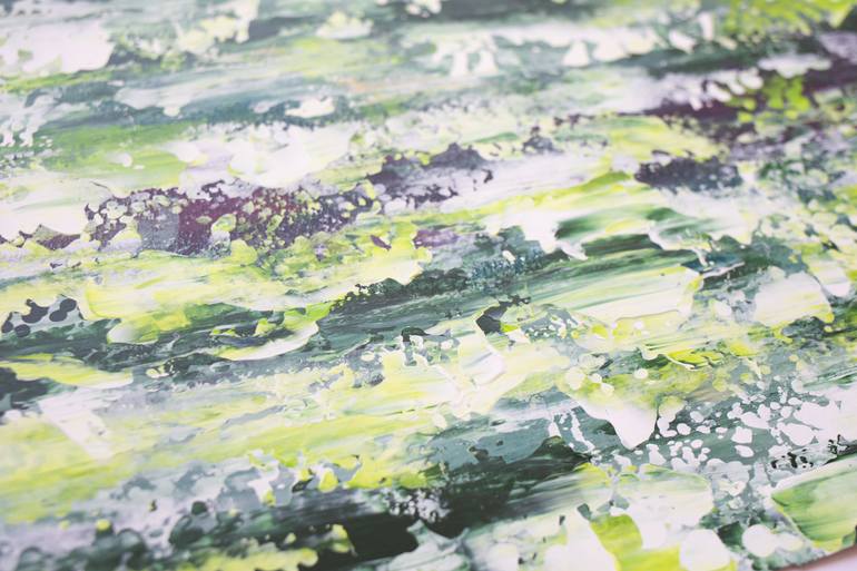 Original Abstract Expressionism Abstract Painting by Anastasia Laluz