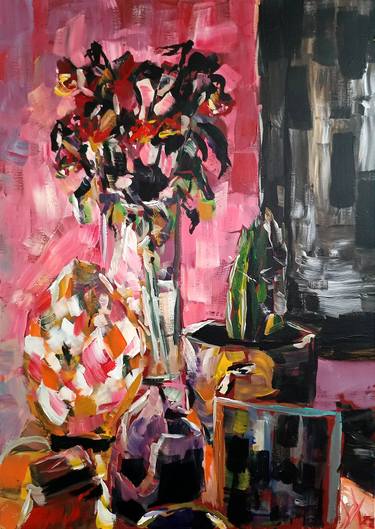 Original Impressionism Still Life Paintings by Andrea Alberici