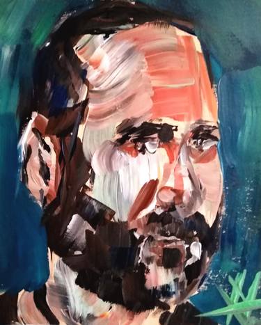 Original Abstract Portrait Paintings by Andrea Alberici