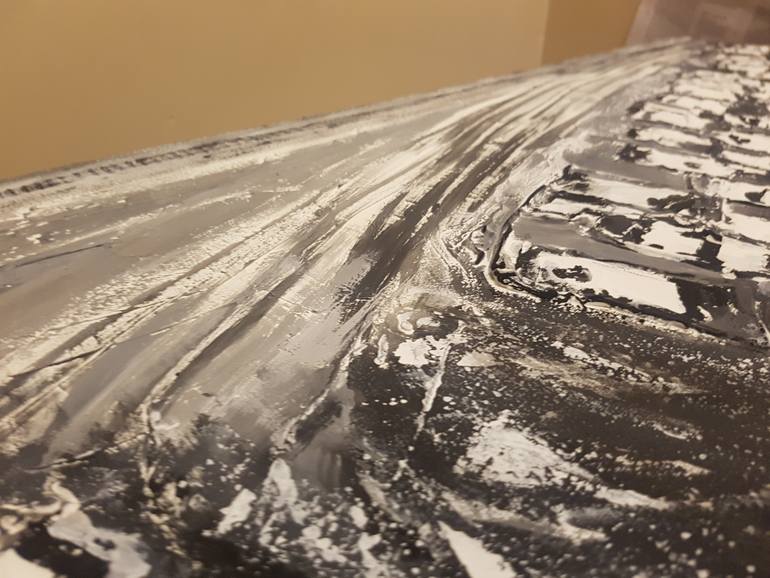 Original Art Deco Outer Space Painting by Berlina Art  Argentina