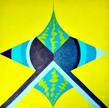 Original Geometric Paintings by Marjorie Salvagni