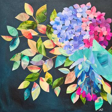 Original Floral Collage by Alice Bulmer