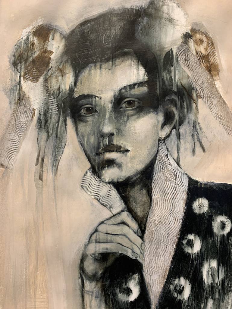 Ella Painting by Claudia Stapel | Saatchi Art