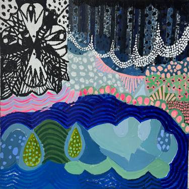 Original Folk Animal Paintings by Jenni Stuart