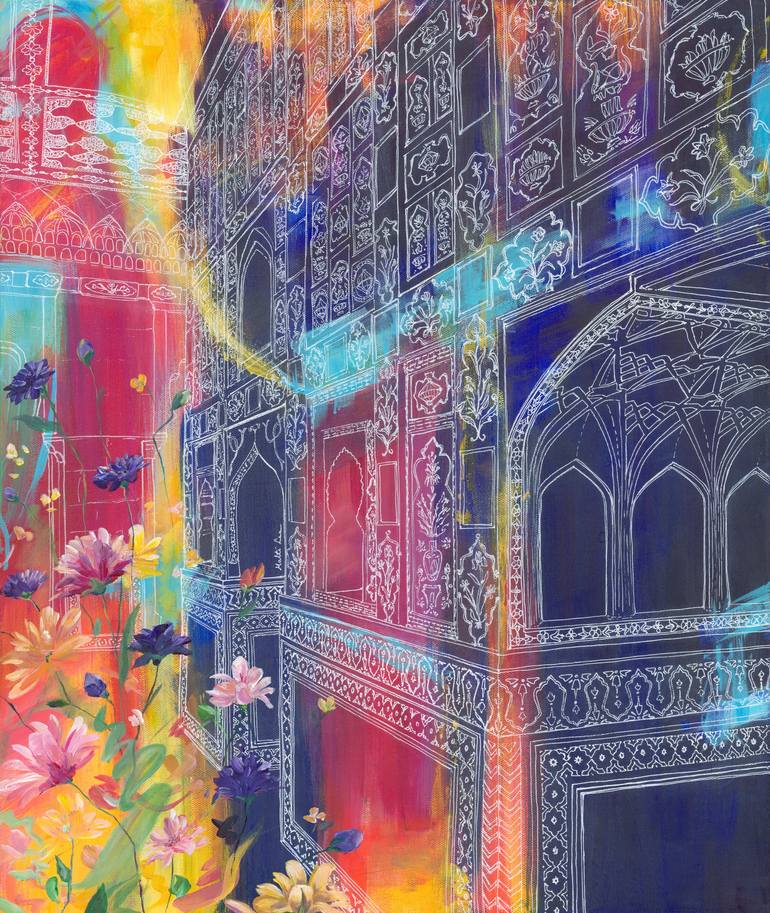 Print of Contemporary Architecture Paintings by Malti B Lee