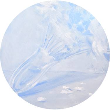 Original Neo-impressionism Botanic Painting by Lera Ost
